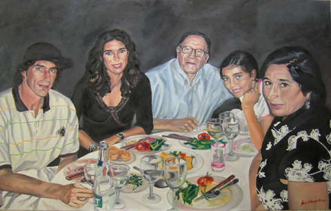 Retrato familia Echeverria