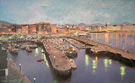 Puerto de San Sebastian. &Oacute;leo sobre tabla
